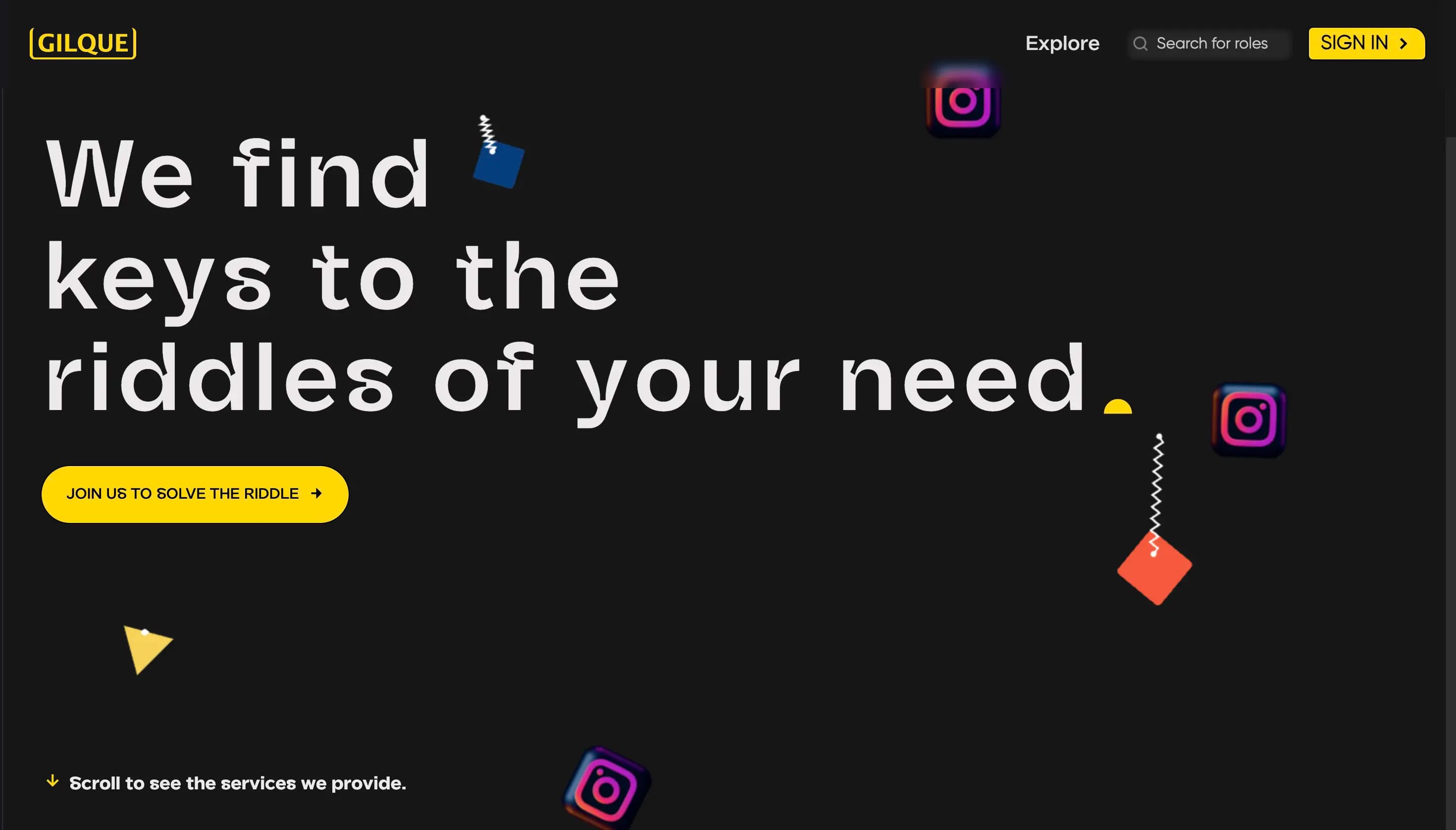 Screenshot of Matter.js (Physics Based Engine) project